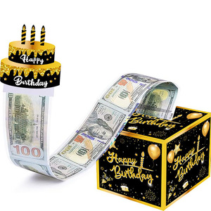 DAMAI Scatole Regalo per Feste di Rivelazione del Sesso del Bambino, Decorazioni per Baby Shower, Cartoncini Rossi e Blu Pieghevoli per Votazione, Articoli Più Venduti - Product Image 6