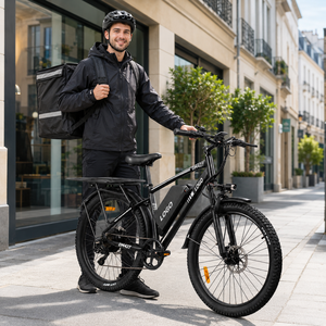 Vélo électrique DM427 27,5 pouces 750W 48V Moteur sans balais Double suspension Vélo électrique urbain pour adultes pour livreurs - Product Image 1