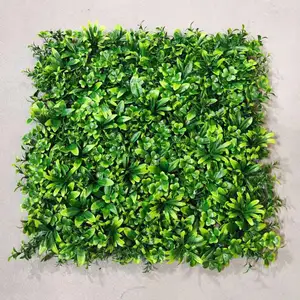 कृत्रिम सूरज संरक्षण विरोधी यूवी लॉन हरे रंग की दीवार सजावट संयंत्र प्लास्टिक सजावट नकली सिमुलेशन संयंत्र लॉन