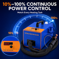 Chauffe-inducteur portable DW-3.7KW pour la réparation automobile, pour le chauffage de déboucheurs de boulons ou le chauffage des métaux