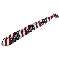 Cravate avec drapeau national américain du 4 juillet
