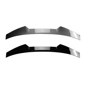 Audi A3 8V Sedan Rear Spoiler Carbon Fiber Texture Piano <b>Black</b> <b>Wing</b> Shaped Trunk Lid <b>Wing</b> 2014-2020 ABS Material - Product Image 5