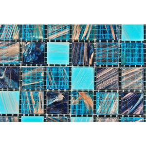 Trộn Gương Xanh Dương Ánh Sáng Sâu Trong Nhà Gạch Lát Sàn Khảm Tường Nội Thất Bằng Kính Vien Vàng Trong Nhà Ngoài Trời - Product Image 5