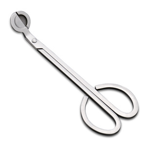 Stainless Steel Candle Scissors S Shape Wick Trimmer For Aromatherapy Candle Repair Easy To Use Non Toxic Silver - Product Image 3
