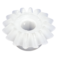 Engrenage conique 16T en PP/PVDF pour système de convoyage de production de PCB avec alésage central M2.5, conception compacte et transfert de mouvement fluide