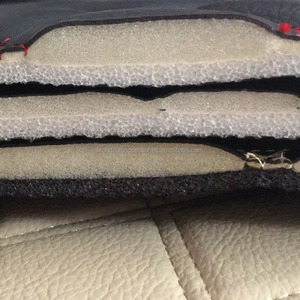 Bordado de protección del medio ambiente, piel sintética acolchada para asiento de coche, fabricación de suelo de coche - Product Image 3