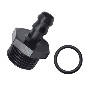 Adaptador de manguera de combustible de 8AN Flare a 5/16" Barb, de aluminio CNC ligero con conexión Push Lock para sistema de combustible EFI y línea de enfriador de aceite - Product Image 1
