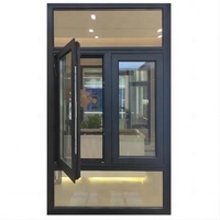 Ventanas Arqueadas de Aluminio con Doble Acristalamiento Templado Resistentes a Huracanes para Viviendas