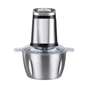 kitchen appliance 220V electric mini chopper glass jar meat grinder food processor meat and vegetable chopper grinder