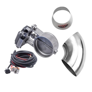 Válvula de control de escape eléctrica de excelente sellado con interruptor, curvas y reductores - Product Image 1