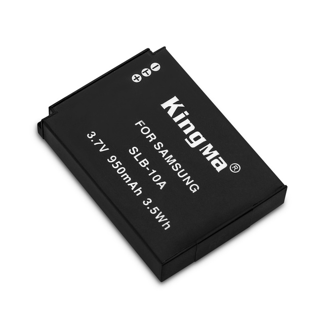 KingMa Rechargeable Lithium-ion 950mAh Battery SLB-10A for Samsung ES55 ES60 PL51 PL55 L110 WB550 WB350F