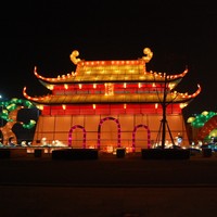 Linterna Tradicional China para Escenarios Festivos, Iluminación Exterior, Instalaciones de Linternas, Precio de Fábrica