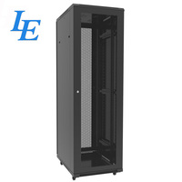 Estante de servidor para ordenador, gabinete de servidor de 19 pulgadas, fácil instalación, 17- 42U