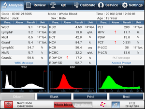 سعر المصنع جهاز عداد دم لخلايا كاملة السيارات <span class=keywords><strong>3</strong></span> أجزاء جهاز تحليل أمراض الدم البيطري - Product Image 5