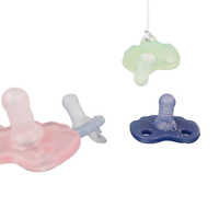 Sucette pour bébé sans BPA 100% Silicone liquide souple de qualité alimentaire Sécurité écologique Norme une pièce pour 0-12 mois