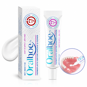 Adhesivo Termoplástico Oralhoe <span class=keywords><strong>para</strong></span> Dentaduras Postizas, Crema Adhesiva de Fijación Fuerte <span class=keywords><strong>para</strong></span> Reparación de Dentaduras, Venta al por Mayor OEM a Granel - Product Image 1