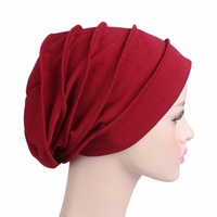 Cálidos gorros de algodón para mujer, gorros suaves para dormir, gorros para la cabeza, turbante para cáncer, para pérdida de cabello, 2023