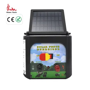 0.8J 10Km bestiame elettrico ad energia solare integrato recinzione solare animali elettrificatore elettrico attrezzature per l'allevamento di animali