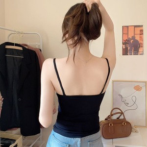 Camisola sin mangas, chaleco de dibujos animados japoneses, camiseta sin mangas con tirantes finos, camisolas para mujer, <span class=keywords><strong>Top</strong></span> sin espalda, camisetas sin mangas de nailon para mujer - Product Image 3