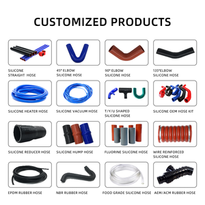 Coude en U pour <span class=keywords><strong>radiateur</strong></span>, admission d'air froid, échappement humide, <span class=keywords><strong>raccord</strong></span> de liquide de refroidissement, tuyau en silicone, tuyau de chauffage pour voitures, camions et applications industrielles - Product Image 6