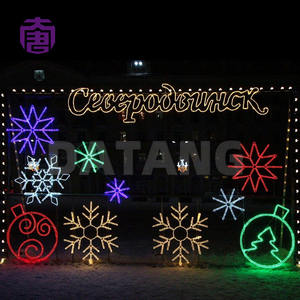 Tira de Luces LED Impermeables IP65 Personalizadas, Luces de Copo de Nieve Multicolor, Certificación CE, Iluminación Decorativa para Interiores y Exteriores, Decoración Navideña - Product Image 6