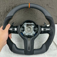 Volant en fibre de carbone mate et Alcantara pour BMW F80 F82 F10 F12 F15 F20 F22 F30 F31 F32 F33 F36 E90 E70 E92 M3 M5 M Sport