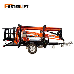 رافعة كهربائية جديدة من FASTER <span class=keywords><strong>LIFT</strong></span> بارتفاع 16 متر، منصة عمل مرنة قابلة للسحب للعمل على ارتفاعات عالية، سعة 200-450 كجم - Product Image 3