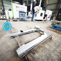 Grande plaque antidérapante en acier en forme de U, services de fraisage CNC et d'usinage de portique