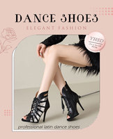 Chaussures à talons hauts noires pour femmes, tendance, jazz, danse latine, streetwear, sexy, bottines à talons aiguilles, grandes tailles 34-43