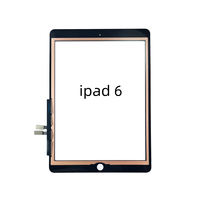 Para Apple iPad5 iPad6 iPad 5 iPad 6 5th 6th 2017 2018 A1822 A1823 A1893 A1954 Sensor de digitalizador de pantalla táctil Panel de vidrio exterior