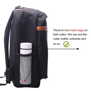 Custom 18 Liter Multifunctional Insulated Backpack Delivery Two Bottles Wine Cooler Bag for Outdoor Camping