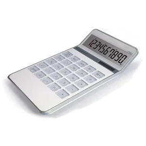 Groothandel 10 Cijfers Desktop Calculator Aangepaste Logo School Student Office Promotionele Calculator