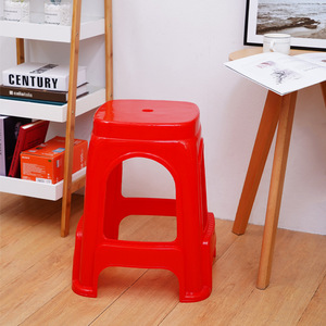 <b>Plastic</b> <b>Stool</b> 45.5cmx28x28cm Thickened Polypropylene Modern Simple Design For Household Commercial Use - Product Image 1