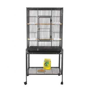 Pas cher Double extérieur Oiseaux Maisons Perroquet Perche Pet Oiseau Bain Cage Bassin Parro gaiolas Grandes Para Passaros Cages à oiseaux Grand Grand - Product Image 1