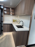 Maison Moderne Extensible en Panneaux Sandwich EPS Fabriqués en Acier, 40x20 Pieds, Préfabriquée, Mobile, 2-5 Chambres, Étanche et Portable