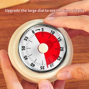 1 Stück Visueller <span class=keywords><strong>Timer</strong></span> Mechanischer <span class=keywords><strong>Countdown</strong></span>-<span class=keywords><strong>Timer</strong></span> für Küche, Klassenzimmer, Backen, Unterricht, Meetings, Kochen und Arbeit - Product Image 6