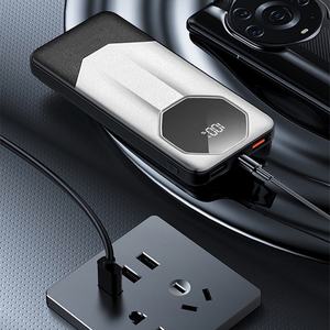 Batterie externe personnalisée avec logo, 10000 mAh, double USB, charge rapide, 20000 mAh, haute capacité, avec câbles pour les voyages en plein air - Product Image 4