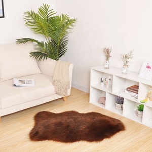 Tappeto tapis peloso moderno nordico accogliente tappeto teppich a pelo lungo super liscio imitazione lupo pelliccia finta tapis salon <span class=keywords><strong>tappeti</strong></span> in pelliccia sintetica - Product Image 2