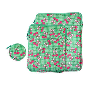 Tampa personalizada do portátil com zíper Neoprene Book Sleeve com bolsa frontal - Product Image 3