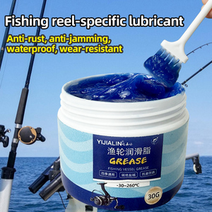 Carrete de pesca industrial <span class=keywords><strong>Grasa</strong></span> Lubricante de rodamiento a prueba de agua salada para carretes giratorios Baitcast Compuesto de aceite base - Product Image 3
