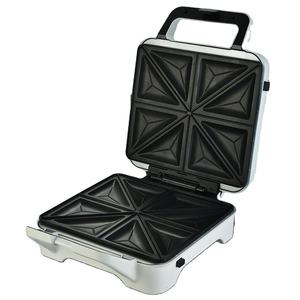 Anbolife machine à sandwich électrique 4 tranches détachable <span class=keywords><strong>XXL</strong></span> grand <span class=keywords><strong>gaufrier</strong></span> avec plaque de revêtement antiadhésif machine à bulles de cuisson - Product Image 2