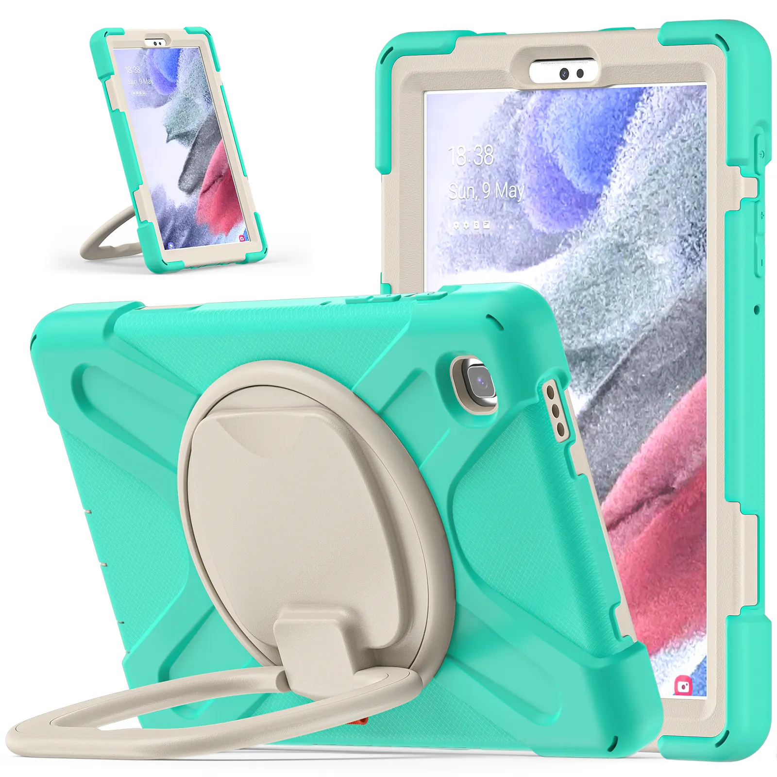Tablet Accessories Case Shockproof Kids Colorful Tablet Case For Samsung Tab A7 lite 2021 T220/T225/T225N/T225C/T227U 8.7inch