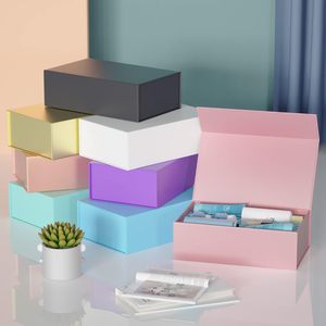 Boîte cadeau magnétique pliable de qualité supérieure avec couleurs personnalisées pour les cadeaux de mariage et les cadeaux de fête - Product Image 6