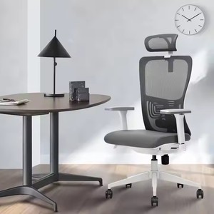 Cómoda Silla de Oficina Ergonómica Giratoria y Reclinable de Diseño Moderno con Tapicería de Tela - Product Image 6