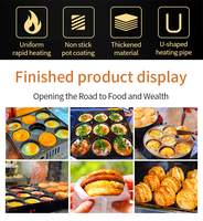 Équipement commercial Baiwin pour la fabrication de snacks : machine à takoyaki, machine à gaufres, machine à œufs et burgers pour restaurants, cafés et stands de restauration