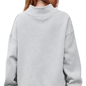 Sudadera con cuello alto Alpha / Omega / Epsilon A.O.E. Suéter de cuello alto para mujer, mezcla de algodón, con parche de chenilla bordado, estilo universitario griego - Product Image 2