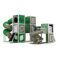 Juego de Tobogán de Plástico Personalizado para Exteriores con Varios Colores para Niños, para Jugar en el Jardín y en Entornos Educativos