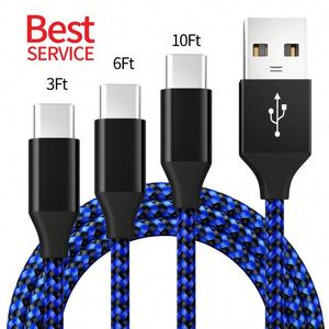 Cavo USB da Tipo A a Tipo C per Ricarica Rapida e Sincronizzazione Dati, 1M, Intrecciato in Nylon, per Telefoni e Tablet, Prezzo all'Ingrosso - Product Image 5