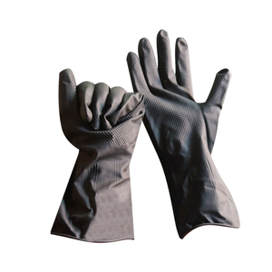 <span class=keywords><strong>Guantes</strong></span> <span class=keywords><strong>de</strong></span> trabajo <span class=keywords><strong>de</strong></span> látex industrial negro, producción en fábrica, aceptación <span class=keywords><strong>de</strong></span> aduanas, precios al <span class=keywords><strong>por</strong></span> mayor - Product Image 6
