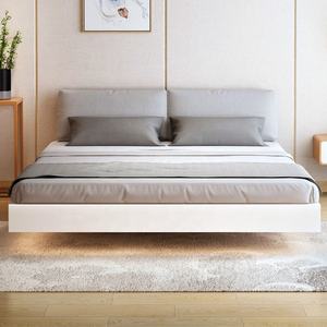 Meubles <span class=keywords><strong>de</strong></span> maison au design moderne, <span class=keywords><strong>lit</strong></span> suspendu <span class=keywords><strong>king</strong></span> <span class=keywords><strong>size</strong></span> simple en bois souple <span class=keywords><strong>sans</strong></span> tête <span class=keywords><strong>de</strong></span> <span class=keywords><strong>lit</strong></span> pour adulte, prix <span class=keywords><strong>de</strong></span> gros, vente en gros - Product Image 3